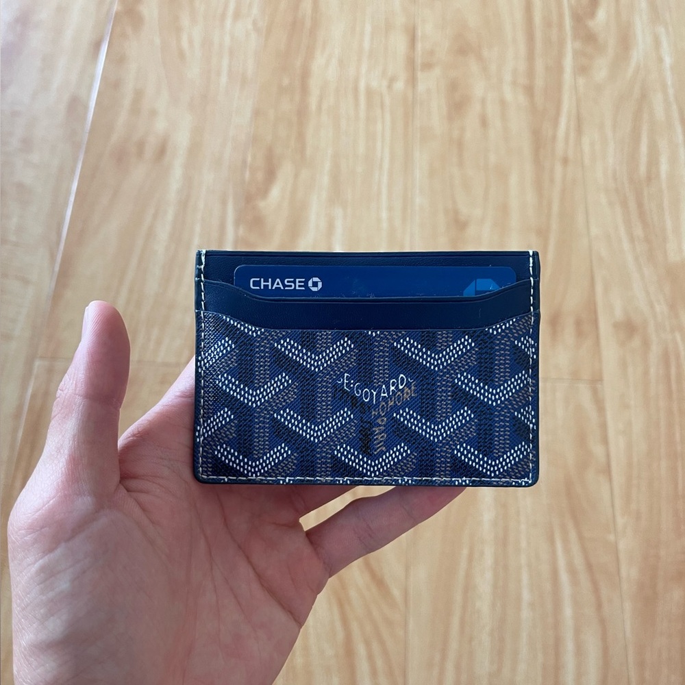 Goyard Navy Men’s Cardholder